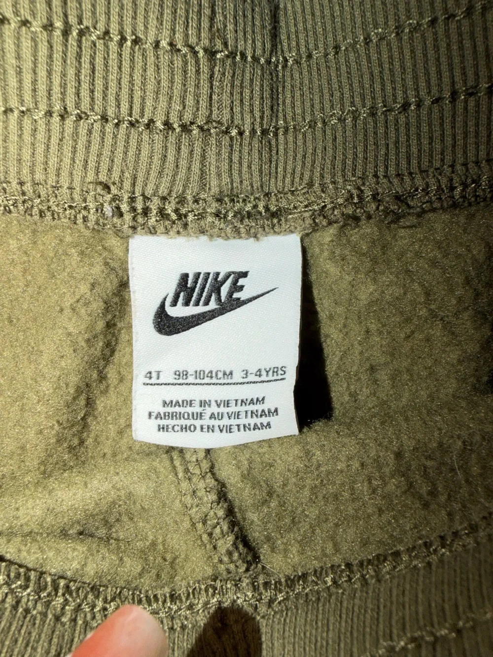 Nike Sportswear Snow Day Fleece Pants Toddler Olive 4t Boys Girls Pants